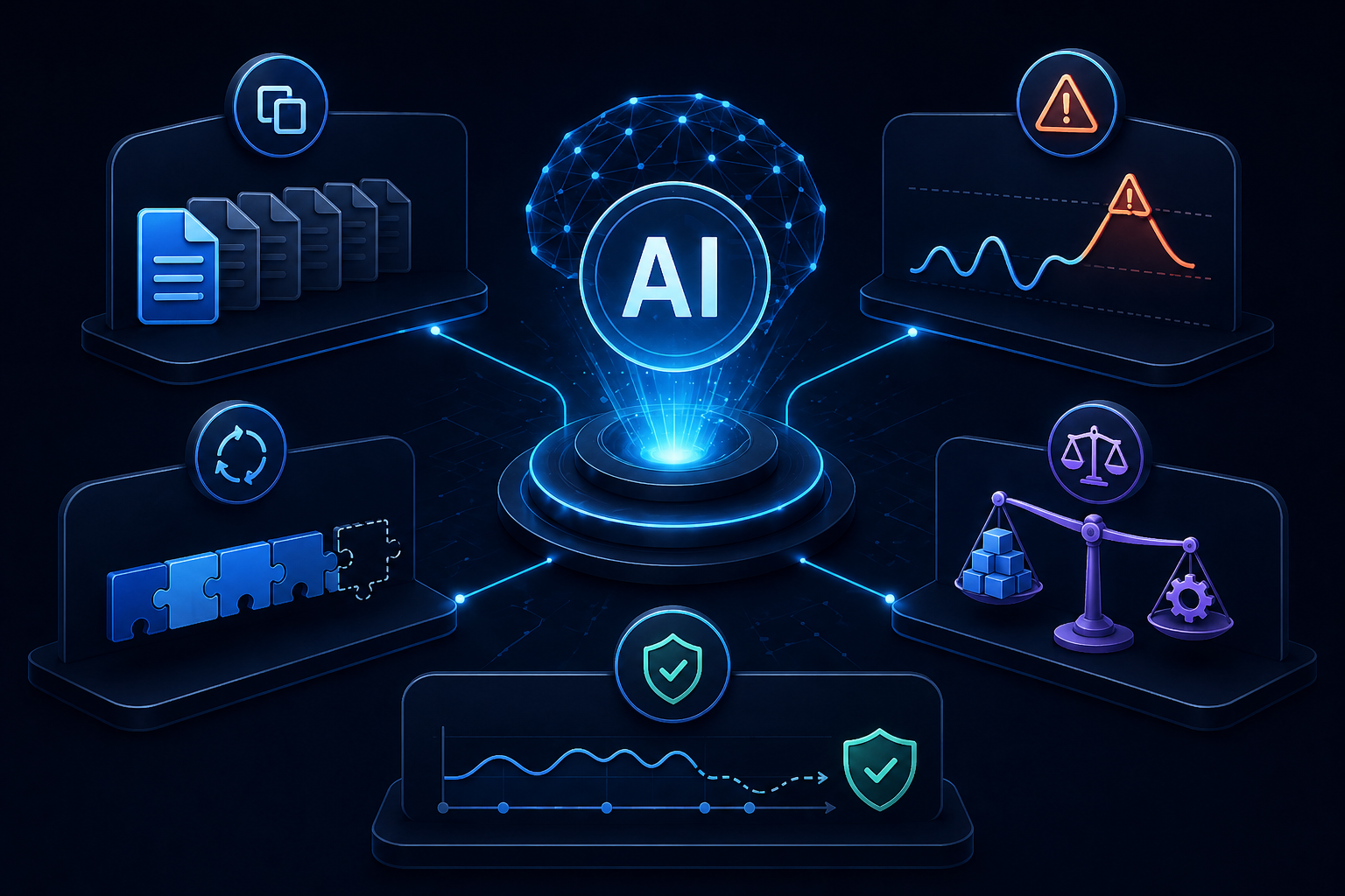 Framework and publication topic visual for AIscienceAI