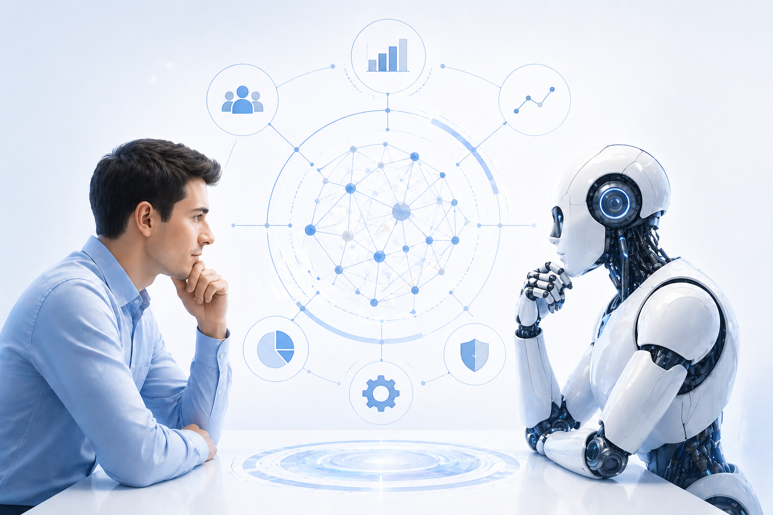 Academic AI research illustration for publication topics